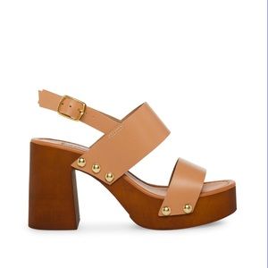 NEW Steve Madden Dottie Blush Leather Sandals